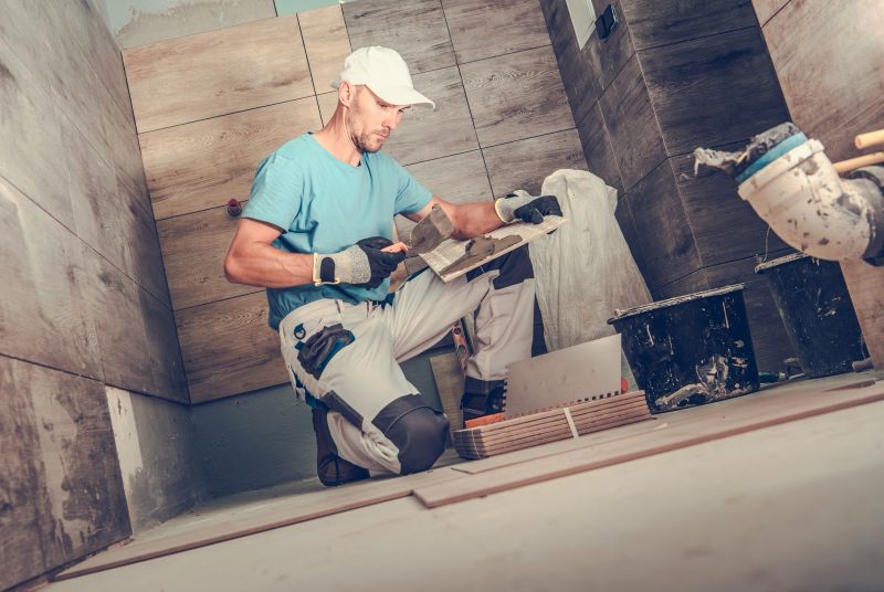 Our team working on Bathroom Remodeling projects in Mahoning County, OH