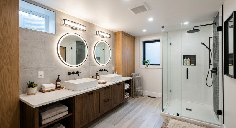 Basement Bathroom Remodeling in Mahoning County, OH